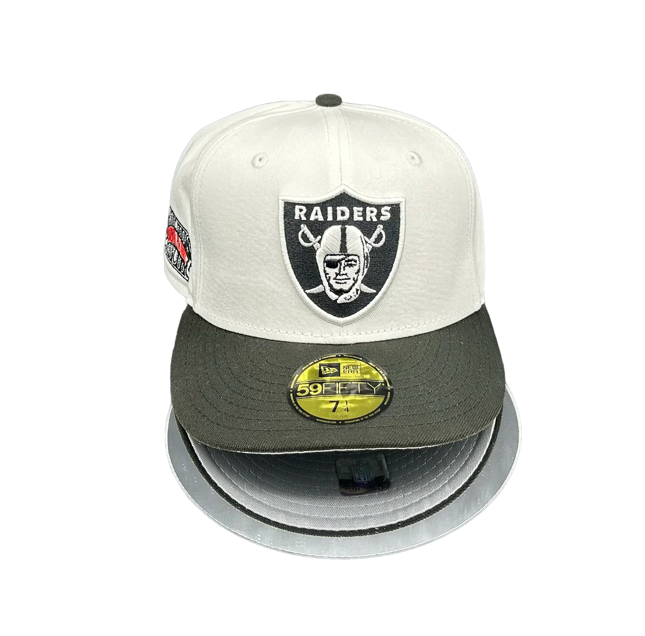 Las Vegas Raiders White & Black 5950 Fitteds XVIII