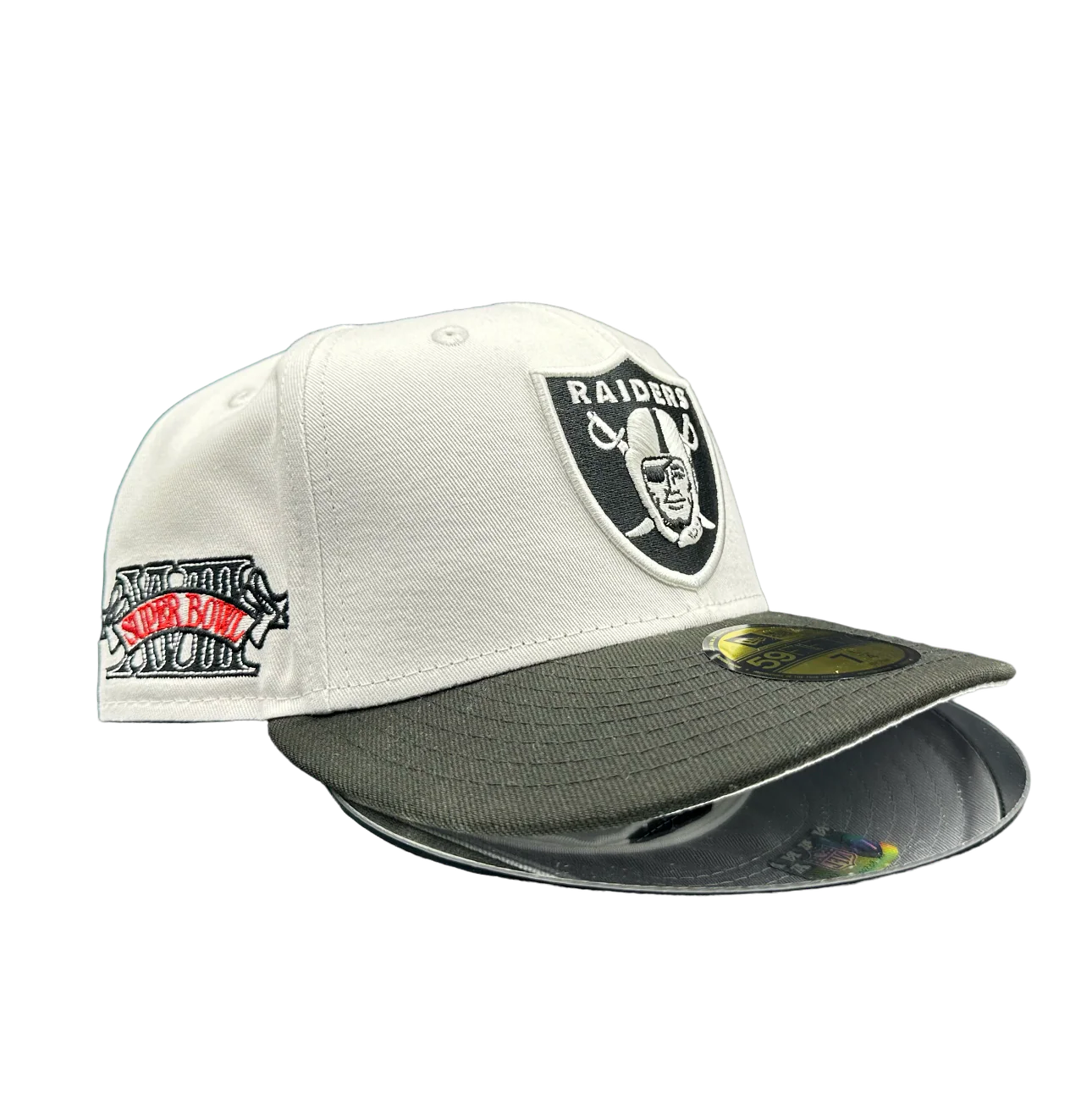 Las Vegas Raiders White & Black 5950 Fitteds XVIII - Image 4