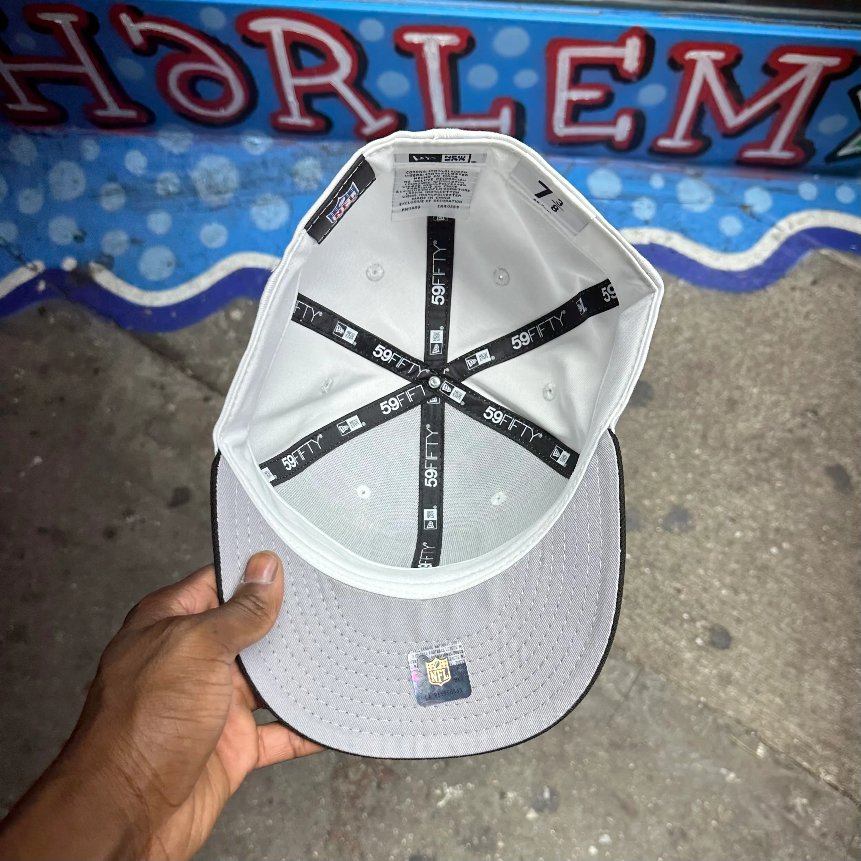 Las Vegas Raiders White & Black 5950 Fitteds XVIII - Image 6