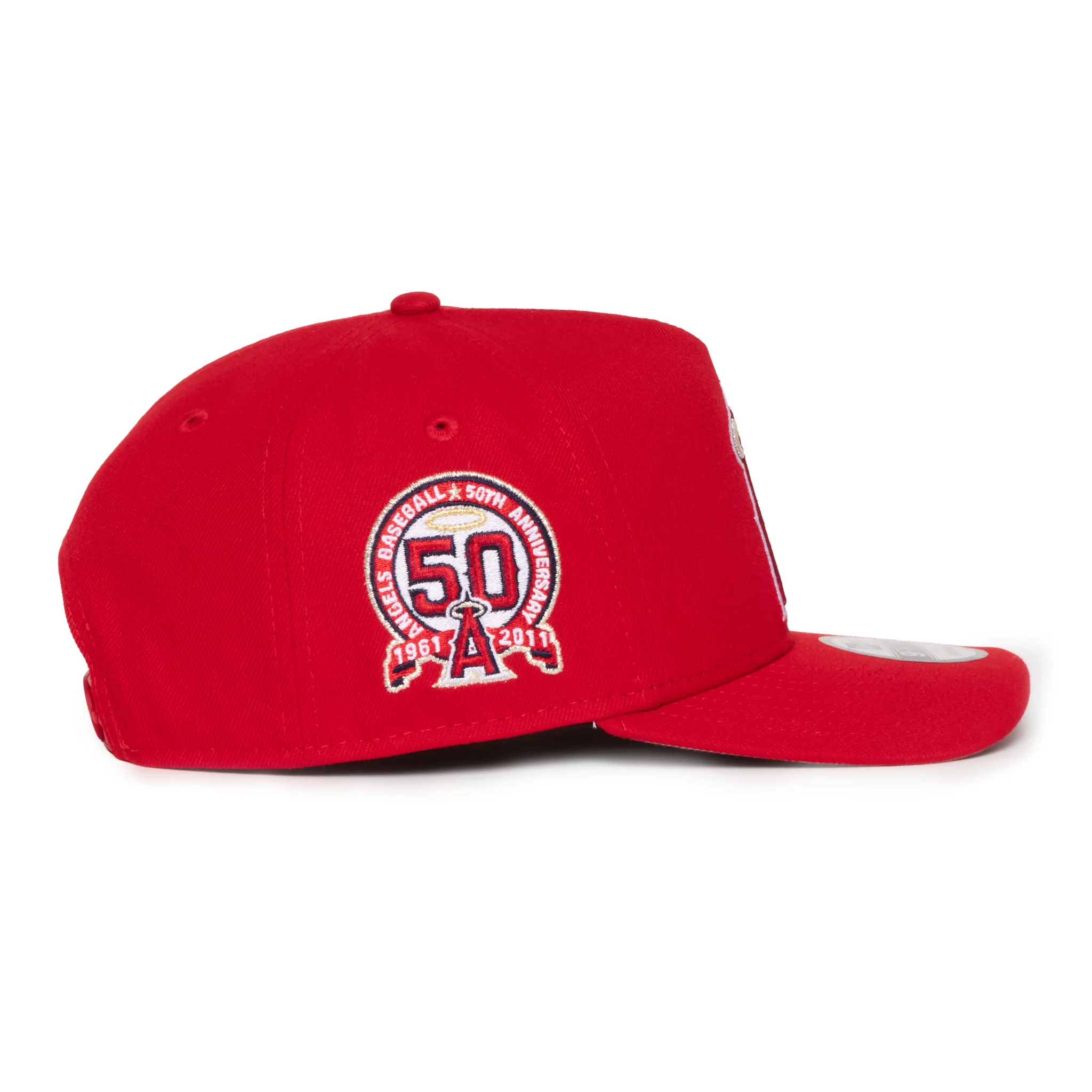Anaheim Angels All Red 950 AFrame 50Th Snap Back - Image 3