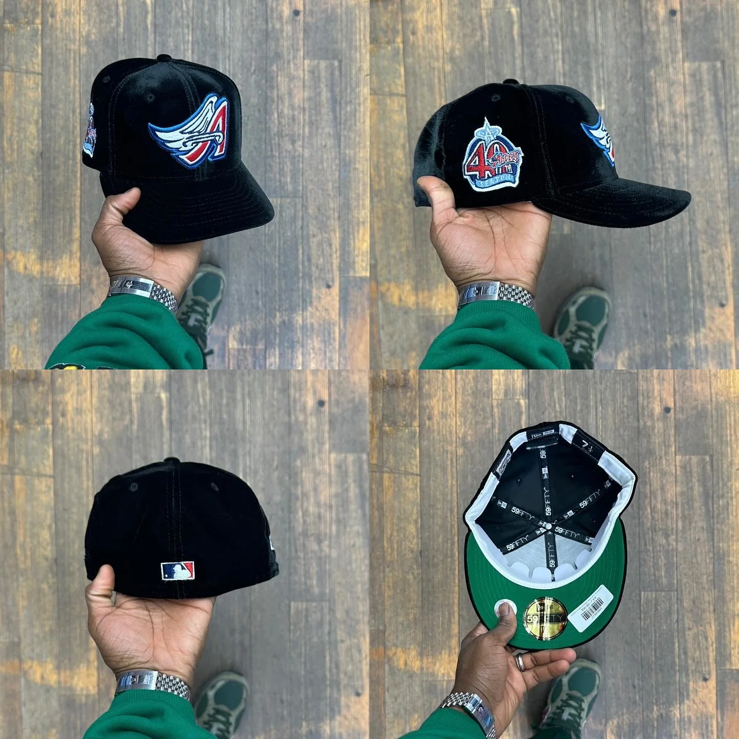 Anaheim Angels All Black Velvet 40Th Anniversary - Image 3