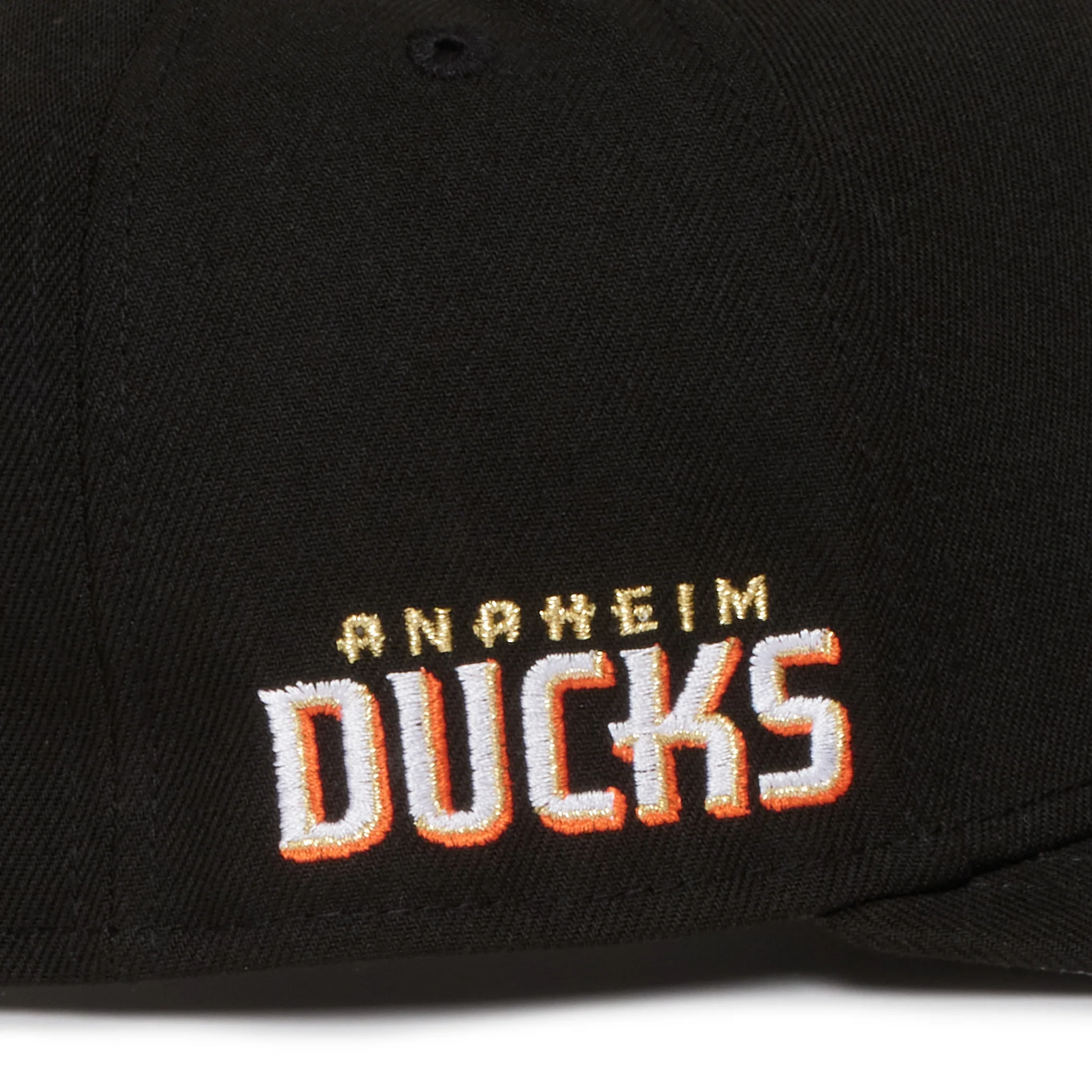 Anaheim Ducks All Black 950 AFrame Snap Back - Image 3