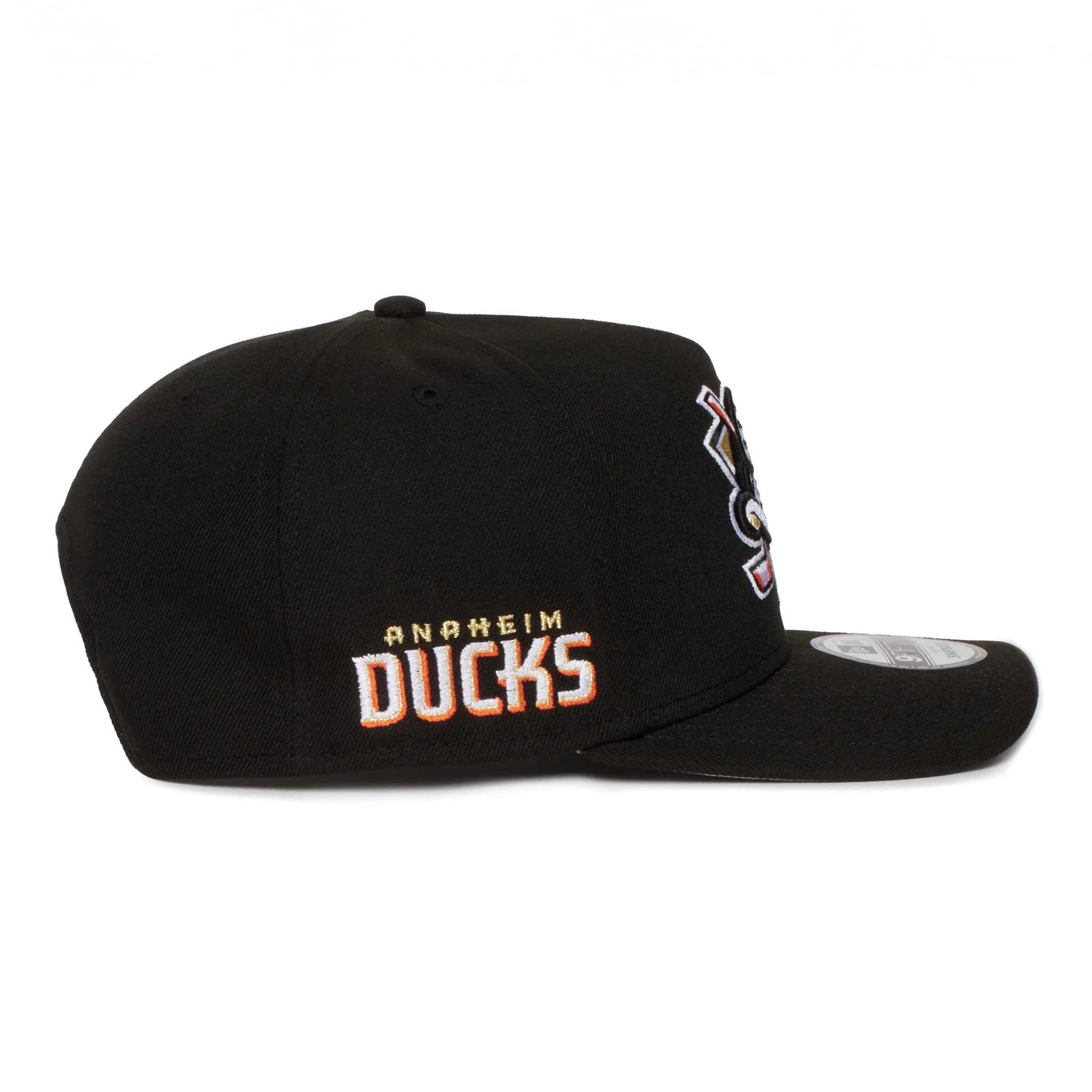 Anaheim Ducks All Black 950 AFrame Snap Back - Image 4