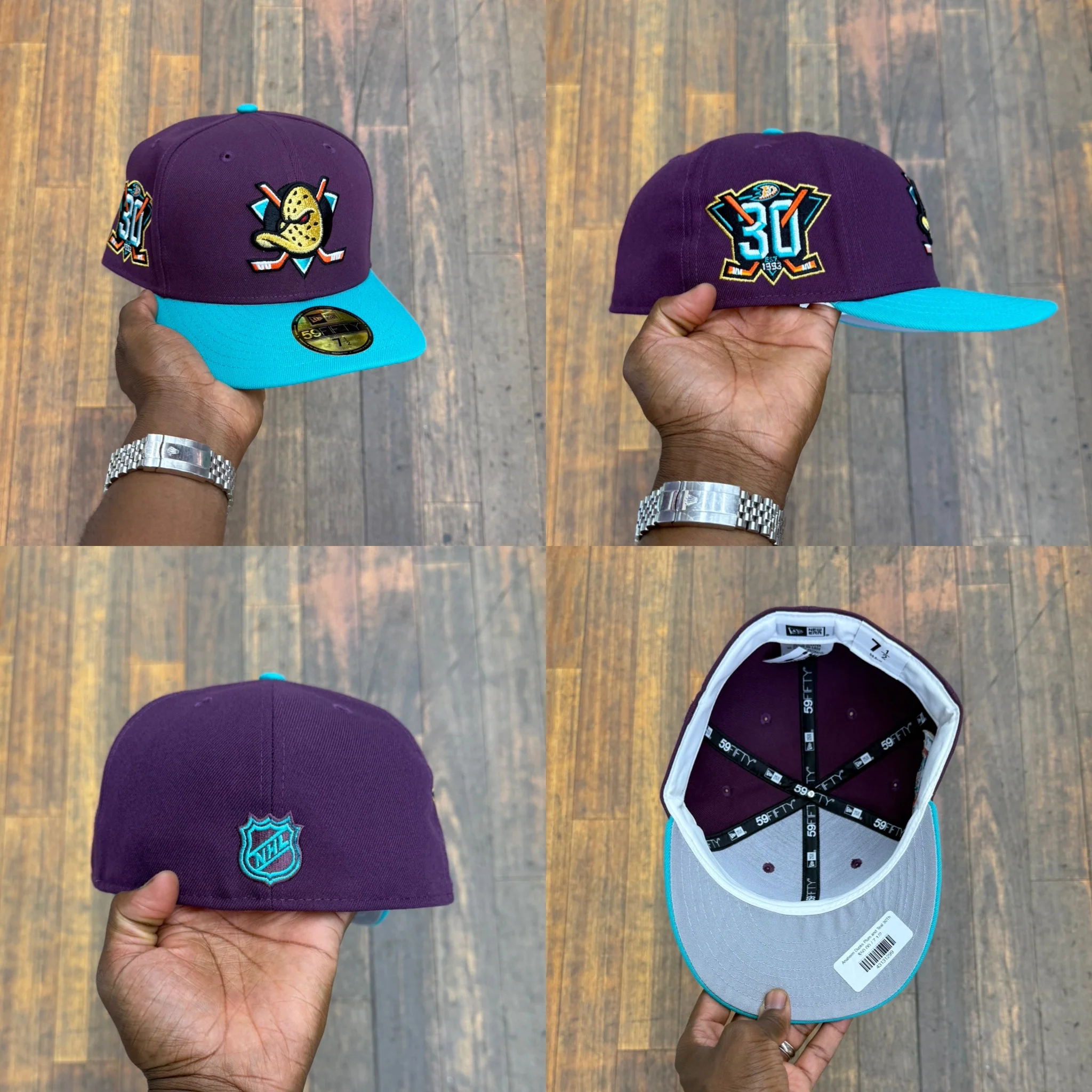 Anaheim Ducks Plum and Teal 30Th - Image 4