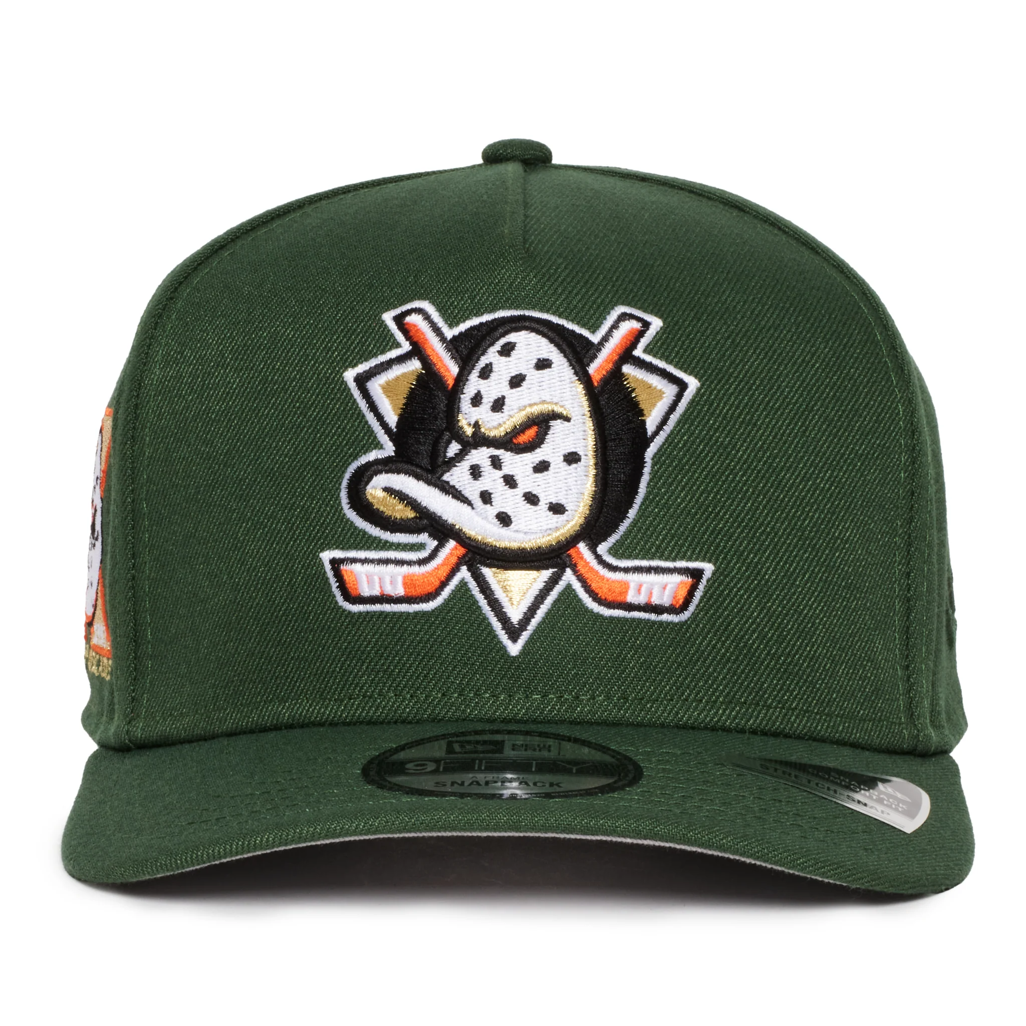 Anahiem Ducks Emerald Green 950 AFrame Snap Back - Image 2