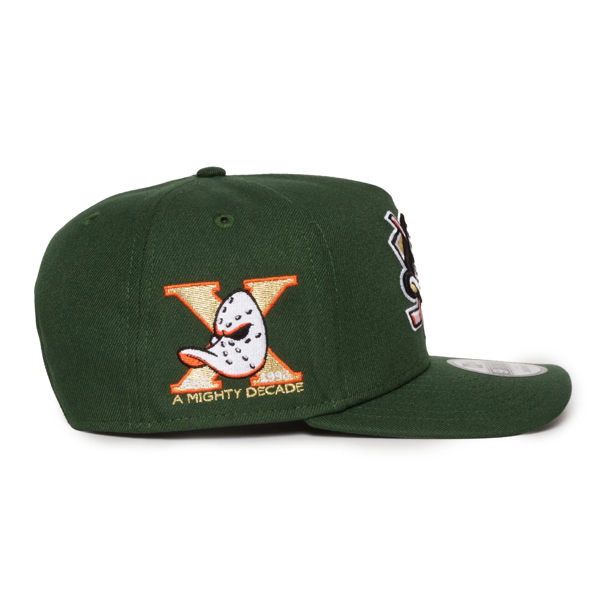 Anahiem Ducks Emerald Green 950 AFrame Snap Back - Image 4