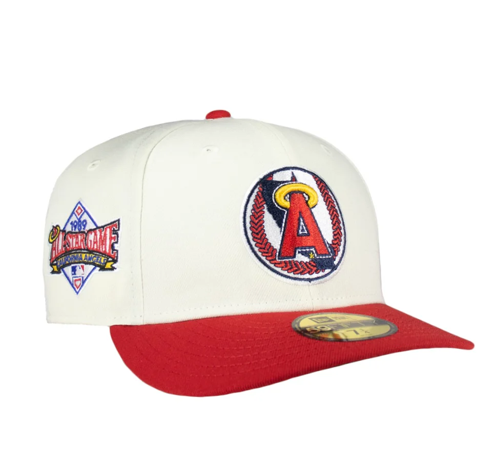 California Angels Chrome Creme White & Red 1989 All Star Game - Image 2