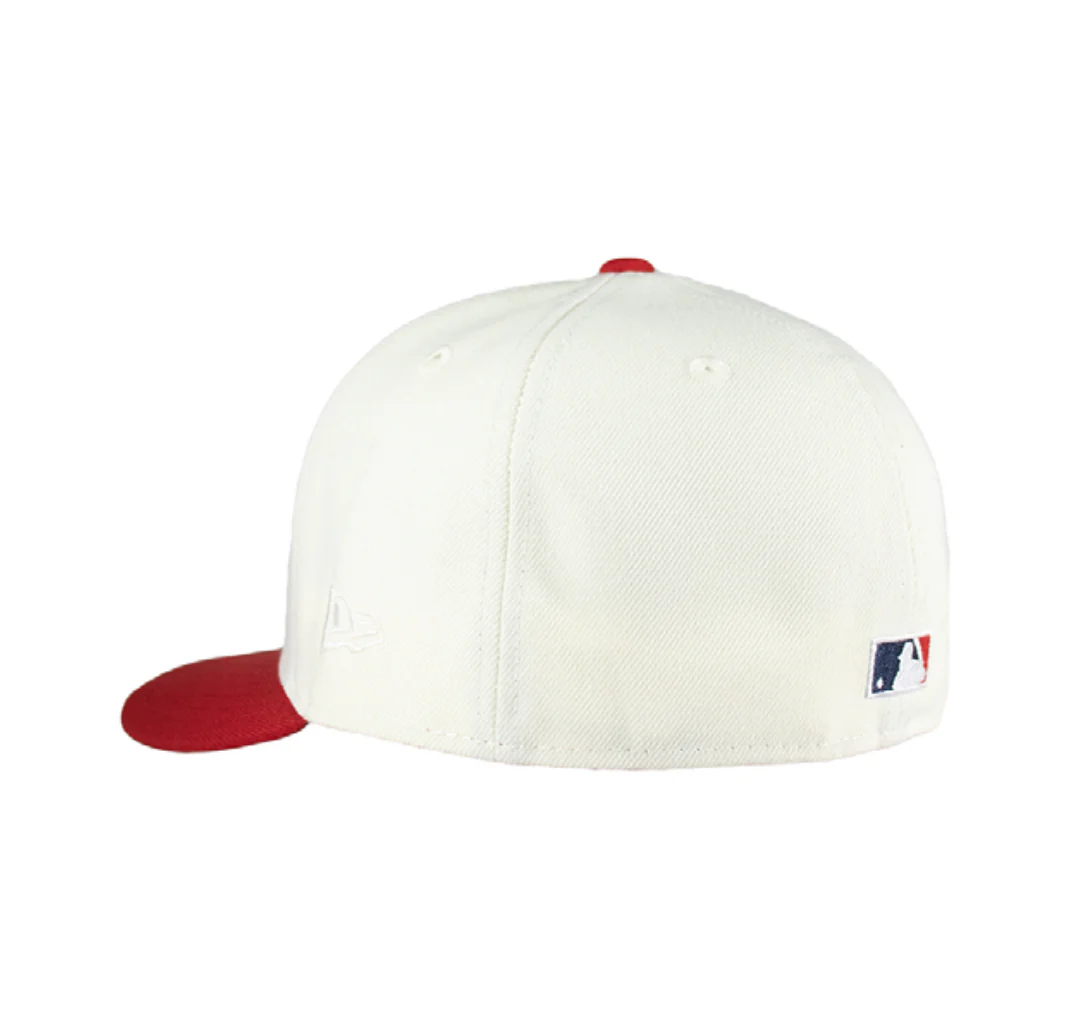 California Angels Chrome Creme White & Red 1989 All Star Game - Image 3