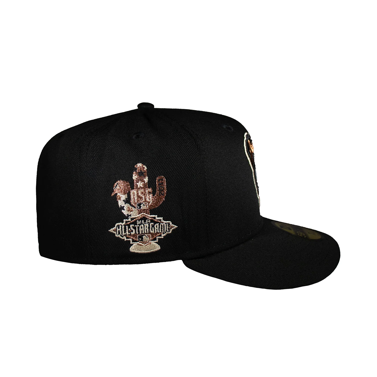 Arizona Diamond Backs All Black Copper Logo 2011 ASG - Image 2