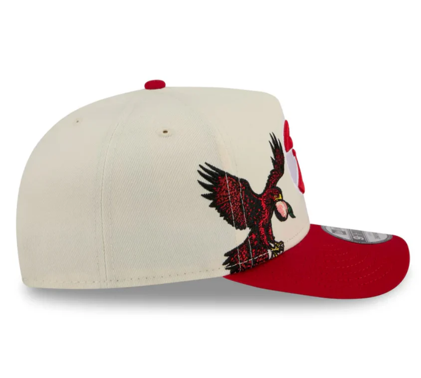 Atlanta Hawks HWC Chrome White 9FIFTY A-Frame Snapback - Image 5