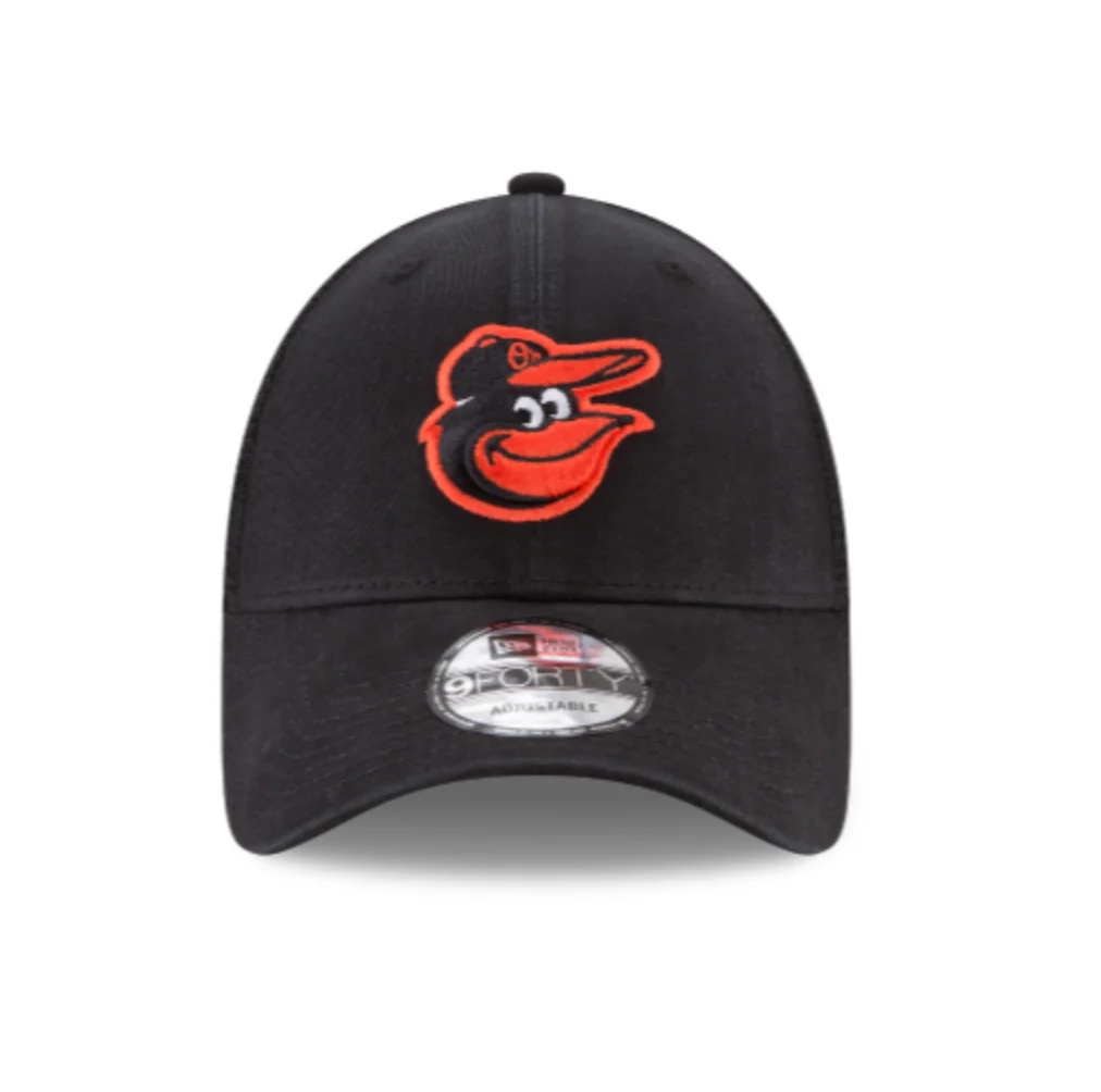 Baltimore Orioles Black Mesh 940 Classic Snap Back - Image 3