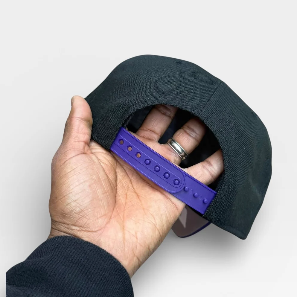 Baltimore Ravens Black and Purple X 10 Years 950 AFrame Snap Back - Image 3
