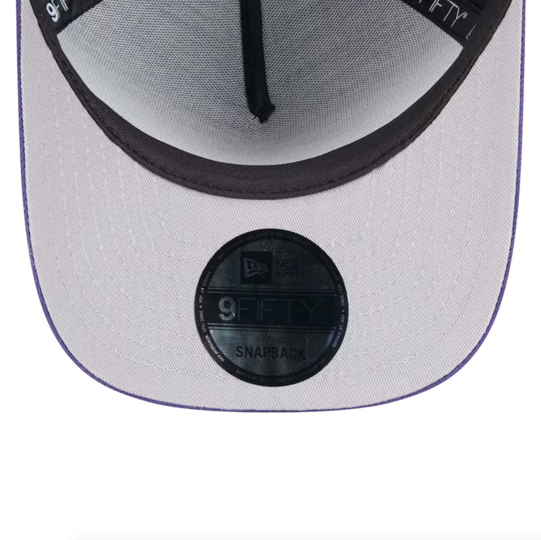 Baltimore Ravens Black NFL25 DRAFT 950 AFrame Snap Back - Image 7