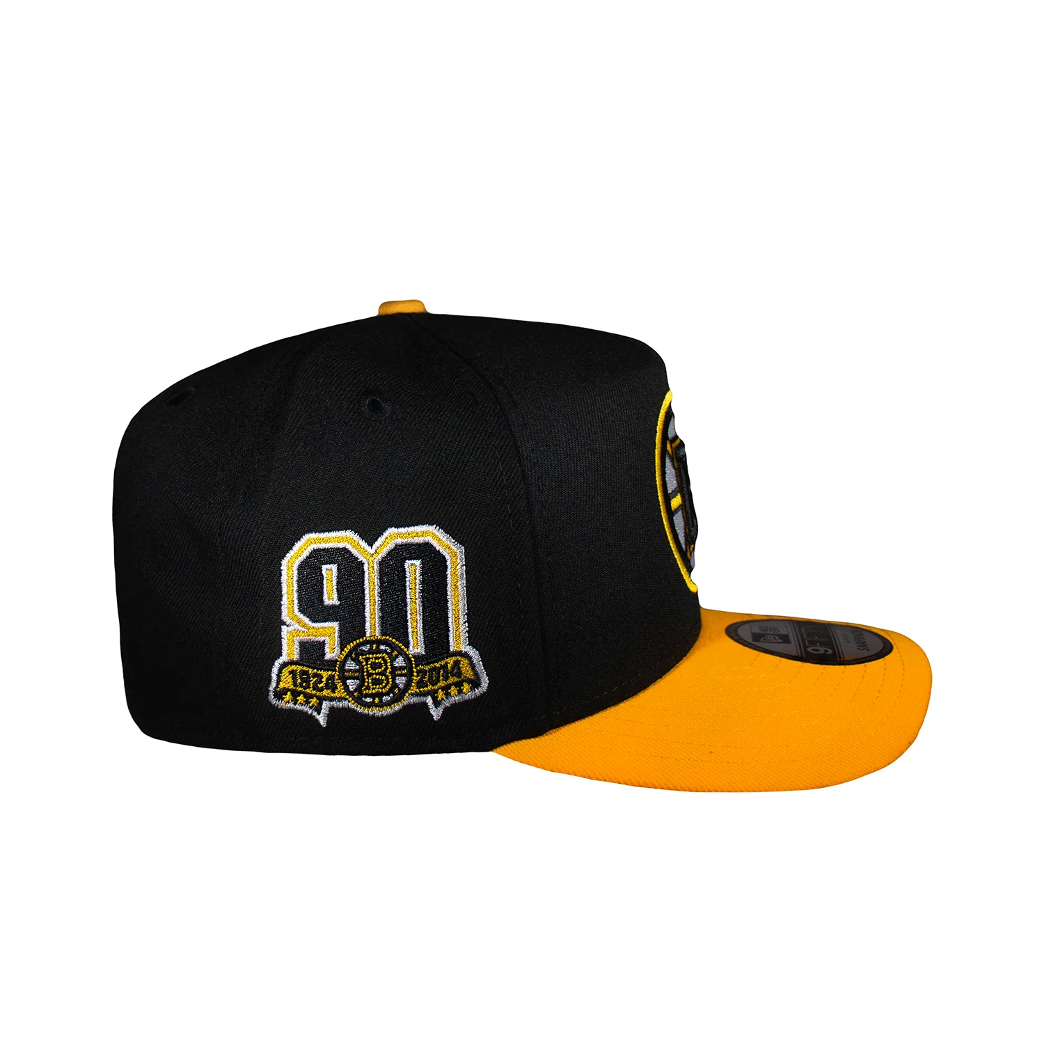 Boston Bruins Black & Yellow 950 AFrame Snap Back - Image 3