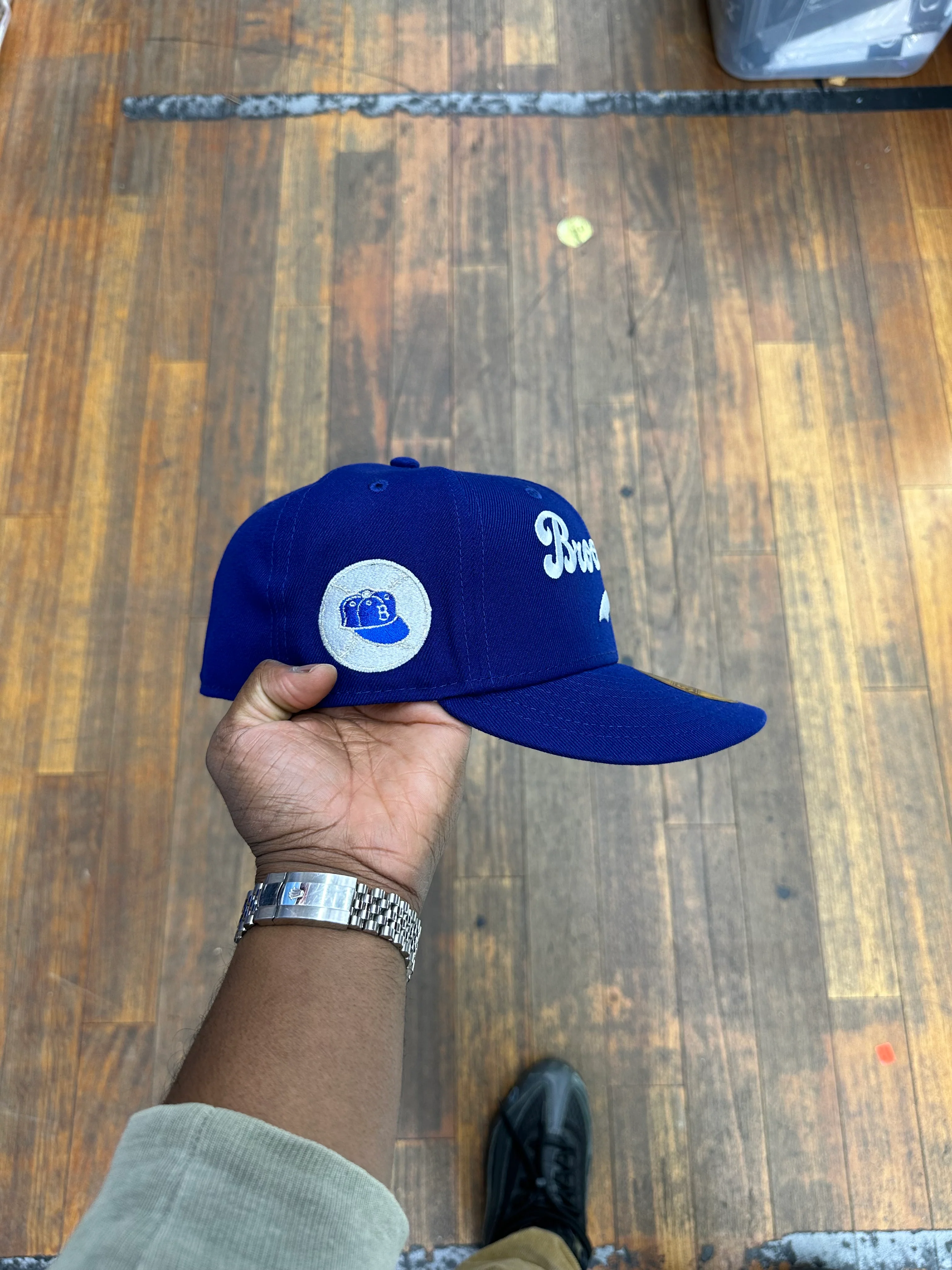 Brooklyn Dodgers All Dark Royal Script - Image 3