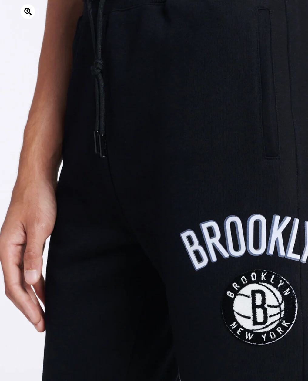 Brooklyn Nets Stacked Logo Sweatpants - Image 3