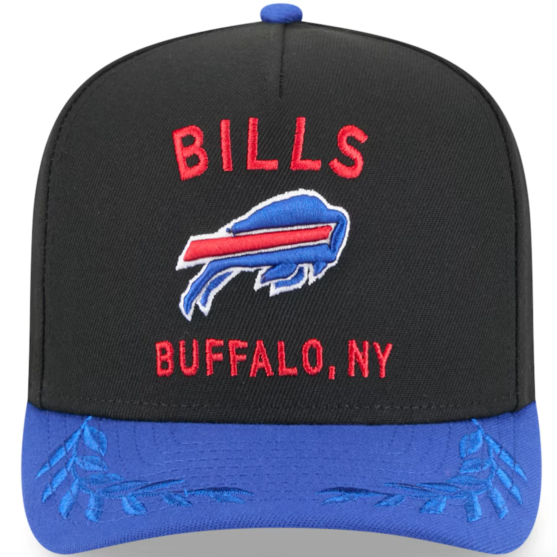 Buffalo Bills Black NFL25 DRAFT 950 AFrame Snap Back - Image 3
