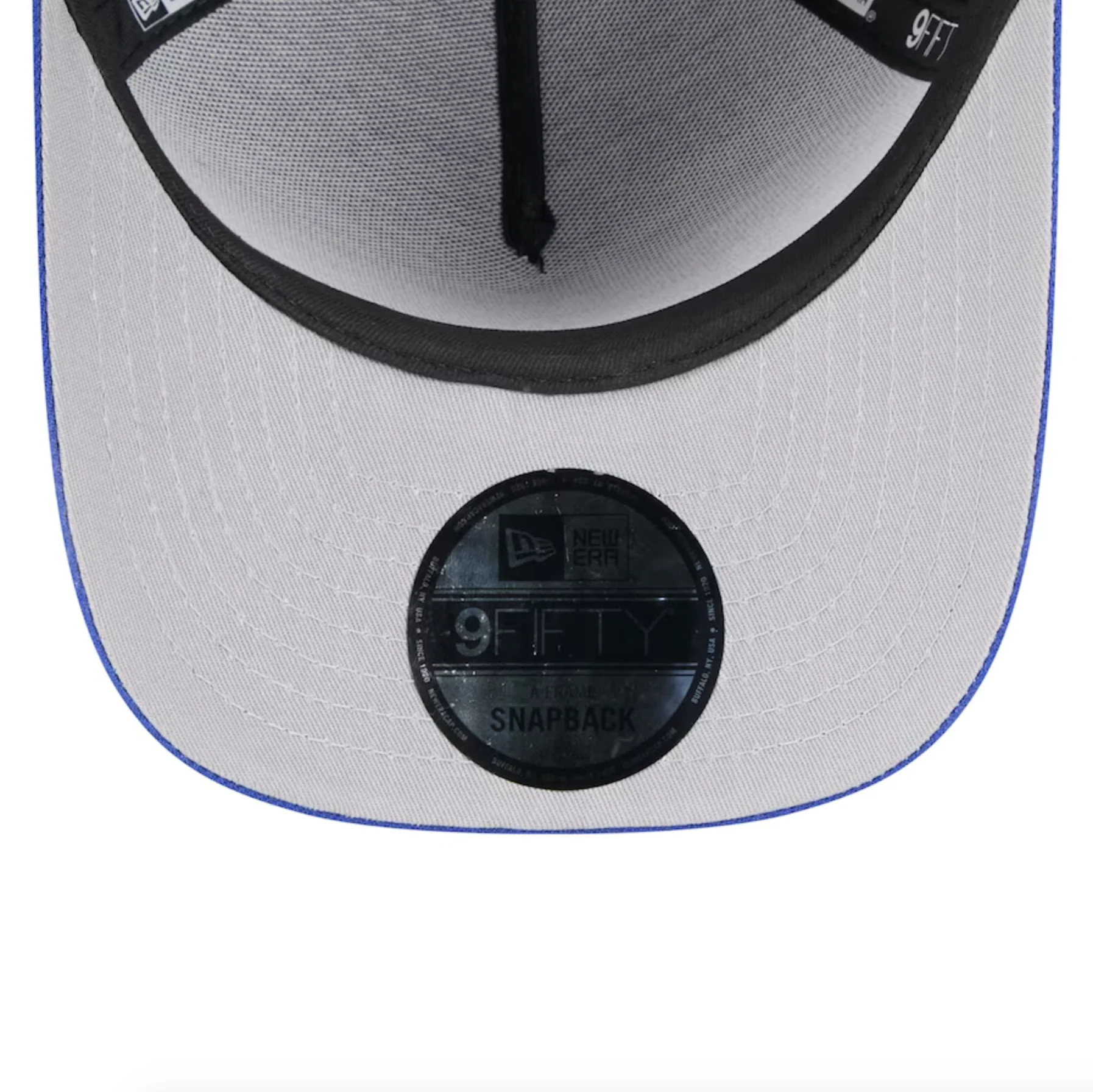 Buffalo Bills Black NFL25 DRAFT 950 AFrame Snap Back - Image 5