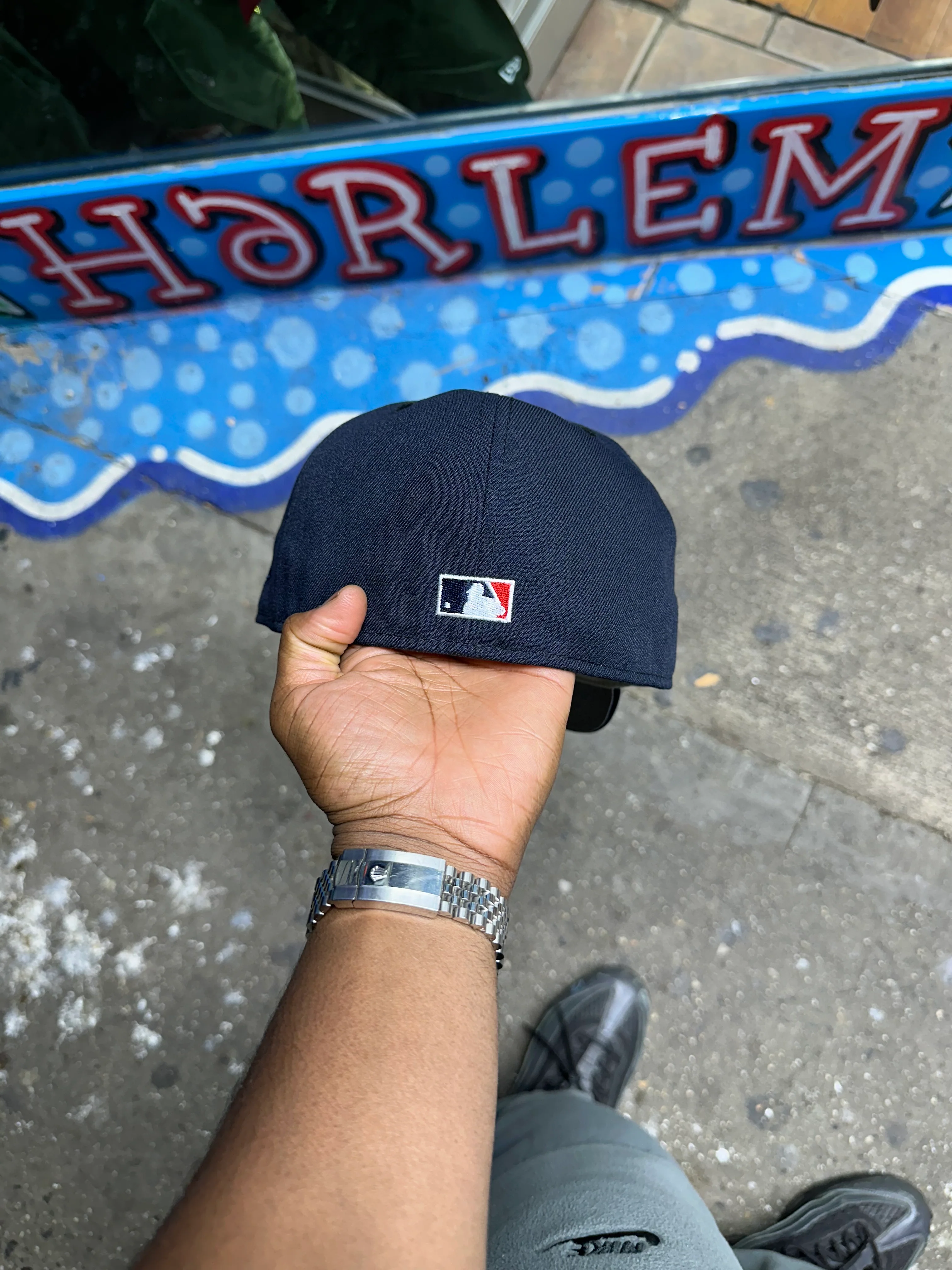 California Angels "Lower Case A" All Navy  35Th - Image 4