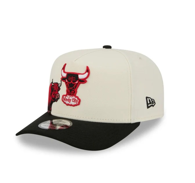 Chicago Bulls HWC Chrome White 9FIFTY A-Frame Snapback - Image 3