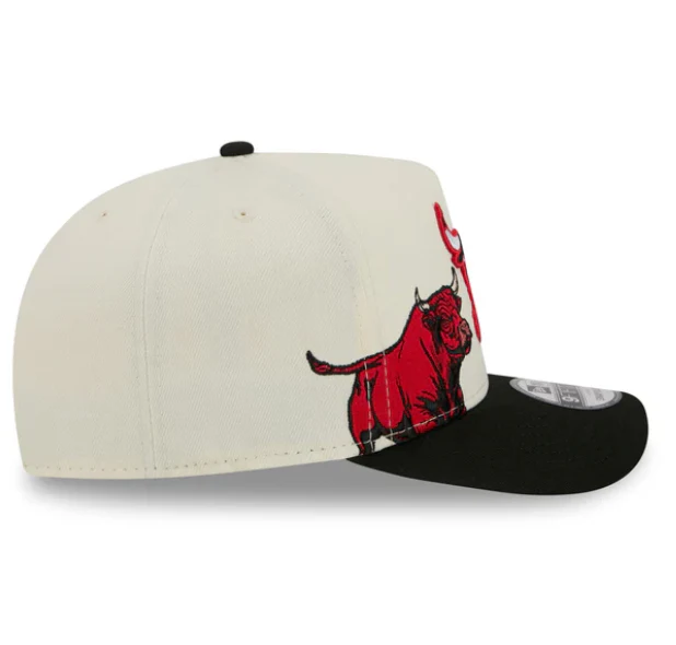 Chicago Bulls HWC Chrome White 9FIFTY A-Frame Snapback - Image 4