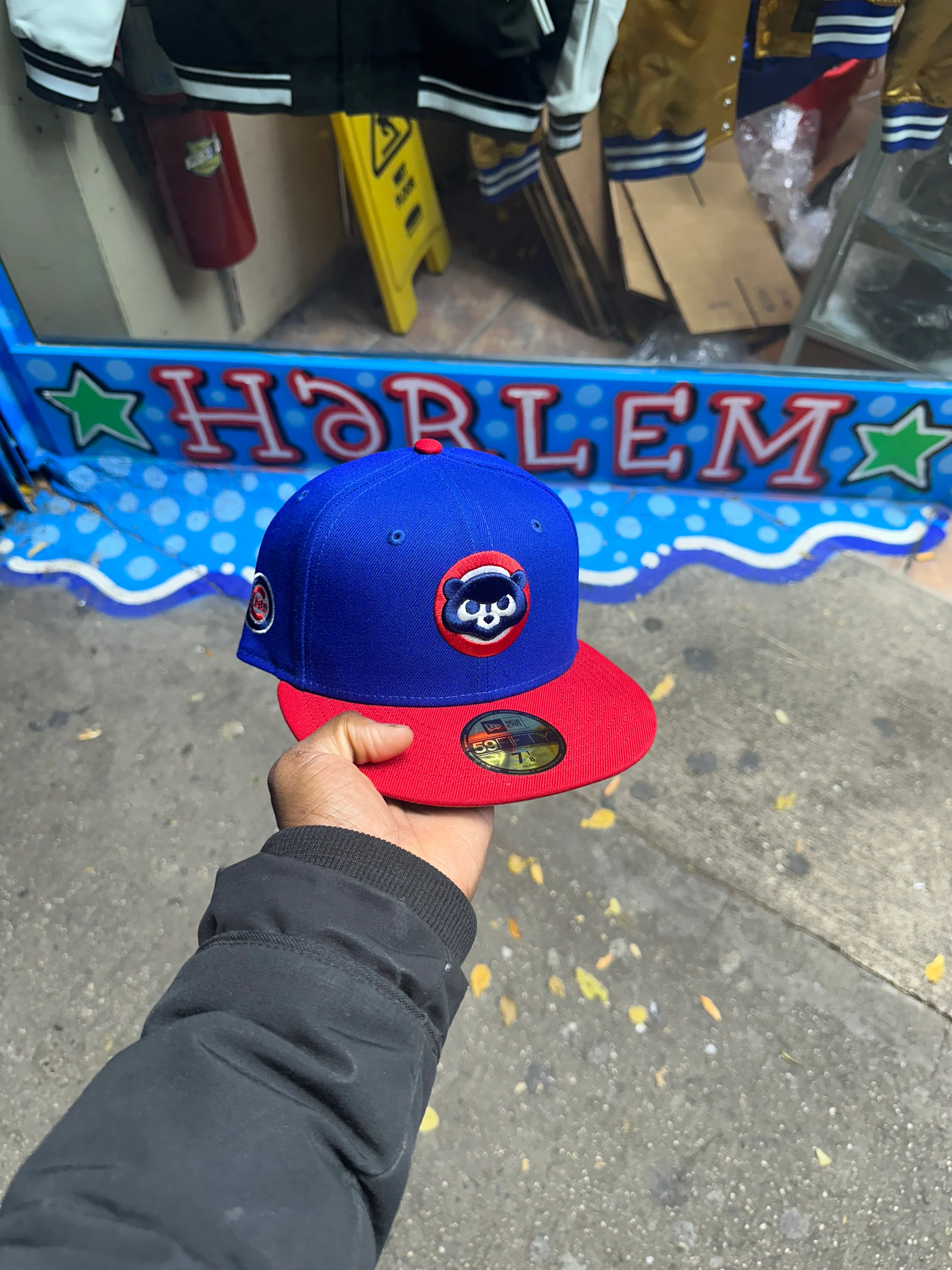 Chicago Cubs Royal Blue & Red Angry Bear Logo - Image 3