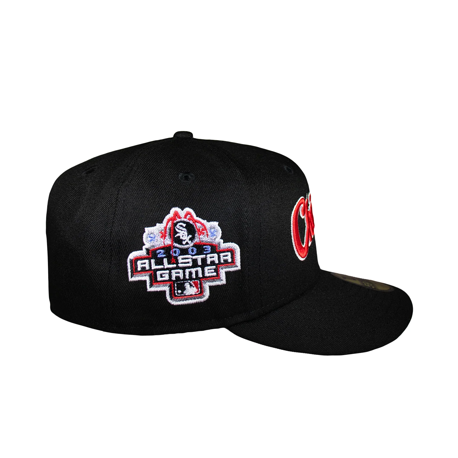 Chicago White Sox All Black Script  Logo 2003 ASG - Image 4
