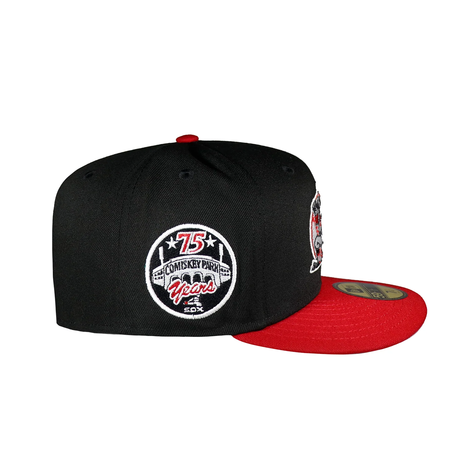 Chicago White Sox Black and Red 75 Years Comiskey Patch - Image 7