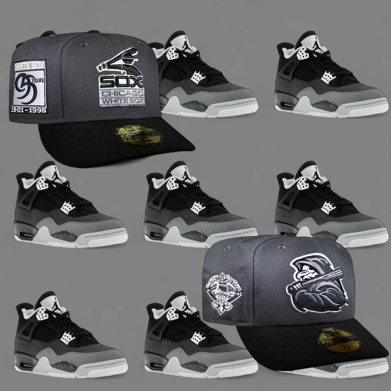 Chicago White Sox Dark Grey and Black 95 Years - Image 6