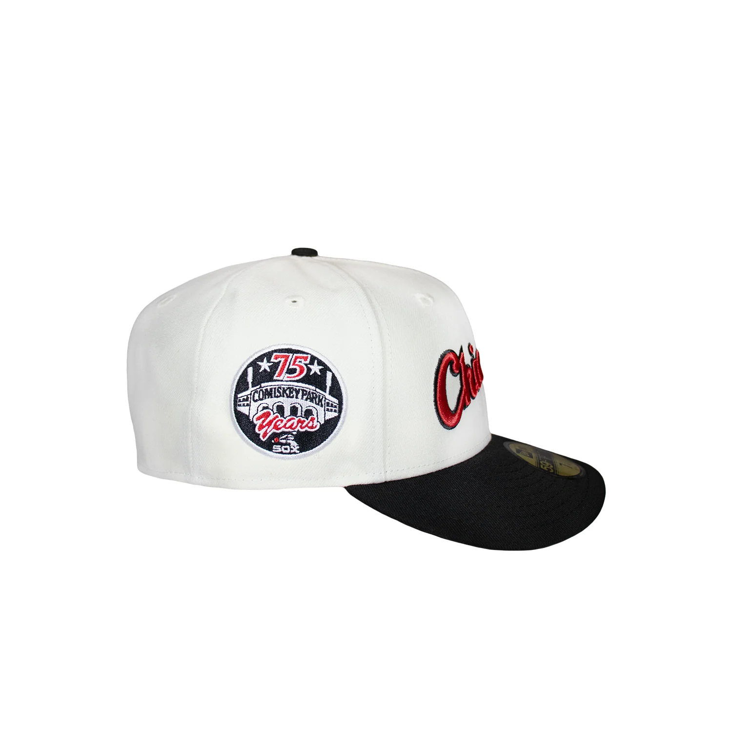 Chicago White Sox Script Creme and Black Comiskey 75 Years - Image 4