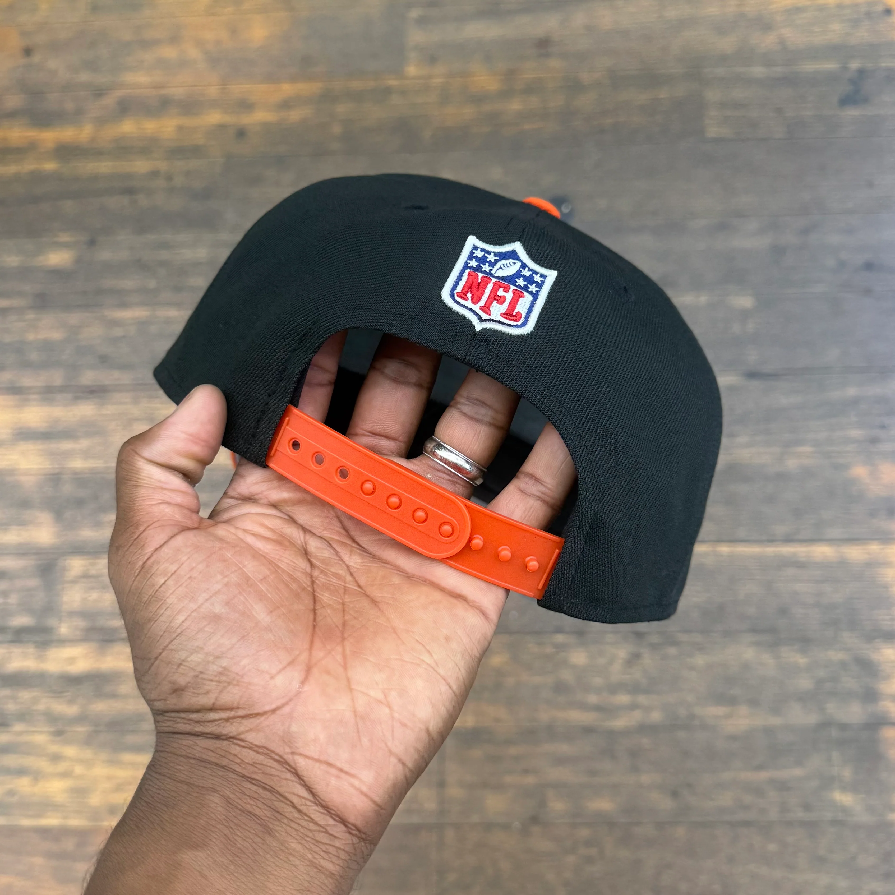 Cincinnatti Bengals Black NFL25 DRAFT 950 AFrame Snap Back - Image 4