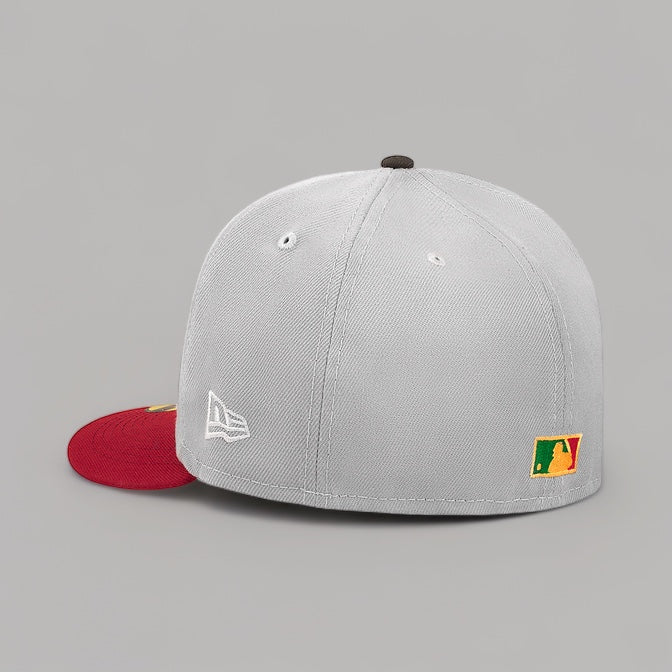 New York Mets Grey & Cardinal Burgundy 50 Year Anniversary - Image 2