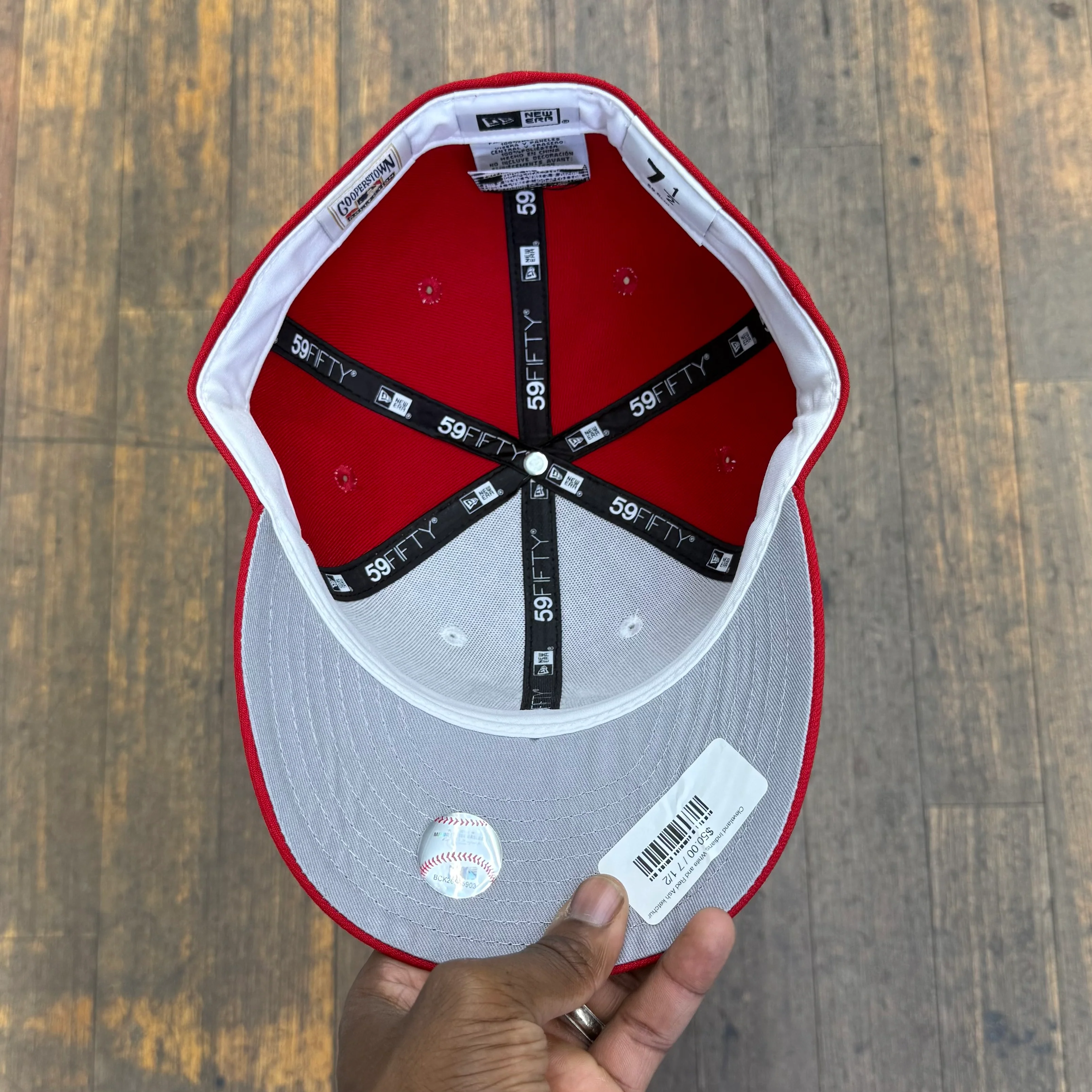 Cleveland Indians White and Red Ash ketchum - Image 4