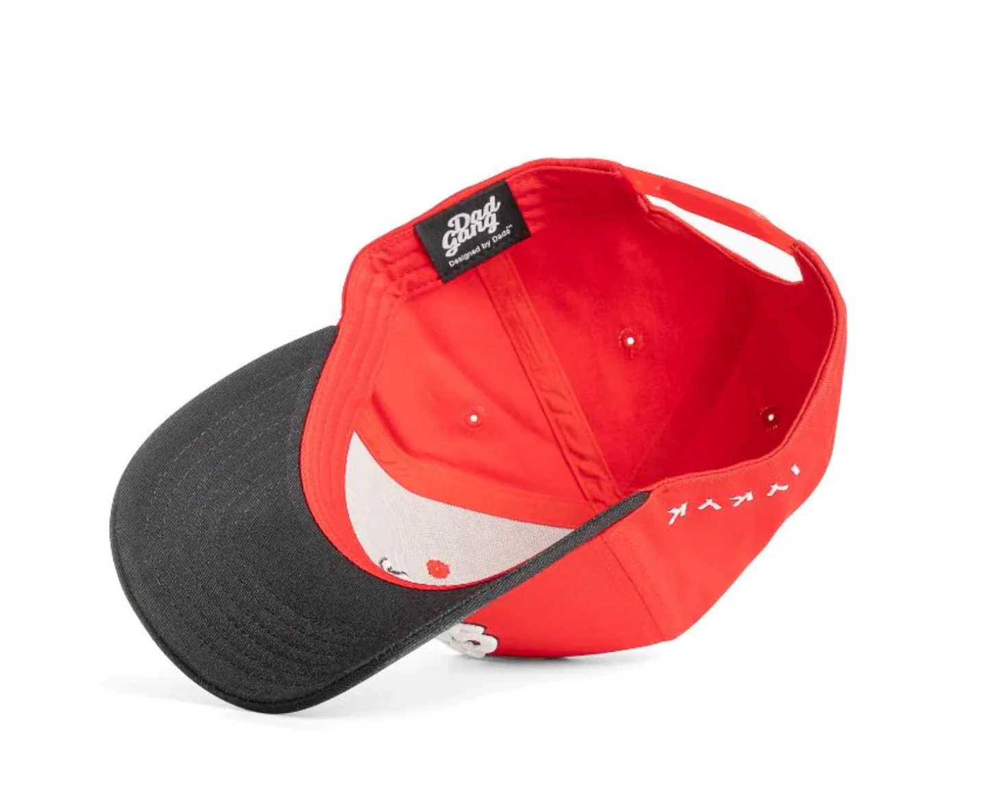 DAD GANG Red and Black Trucker Hat - Image 4