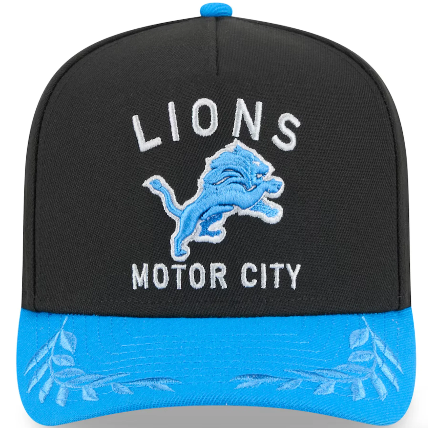 Detroit Lions Black NFL25 DRAFT 950 AFrame Snap Back - Image 5