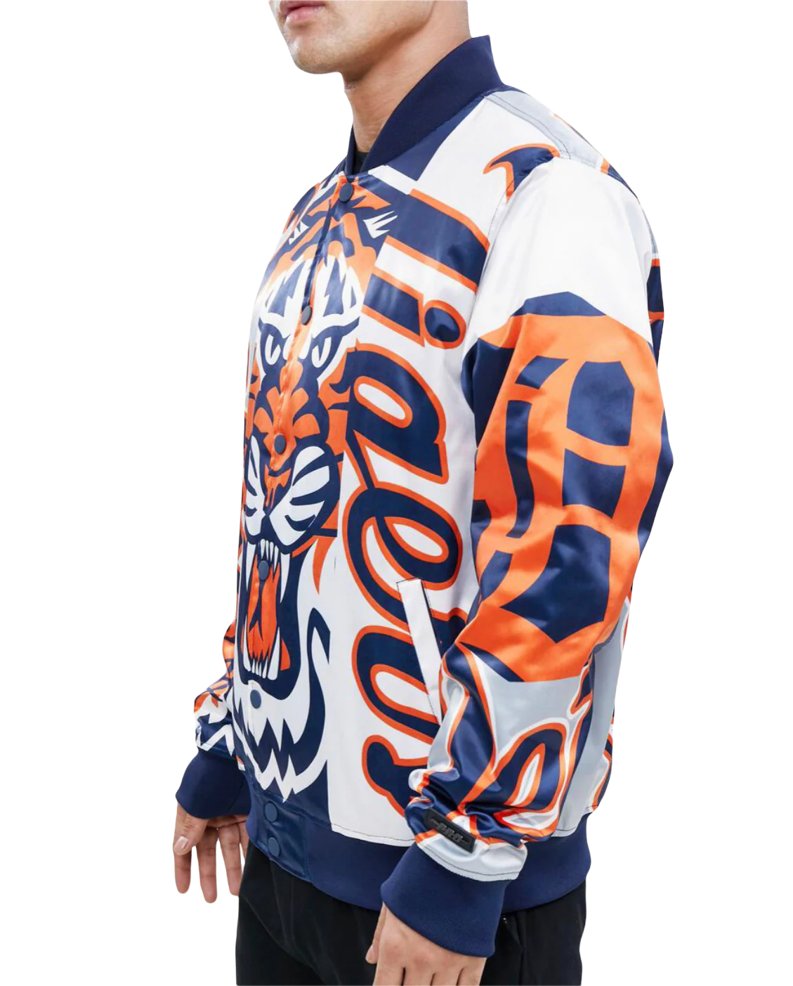 DET. TIGERS SATIN JACKET - Image 4