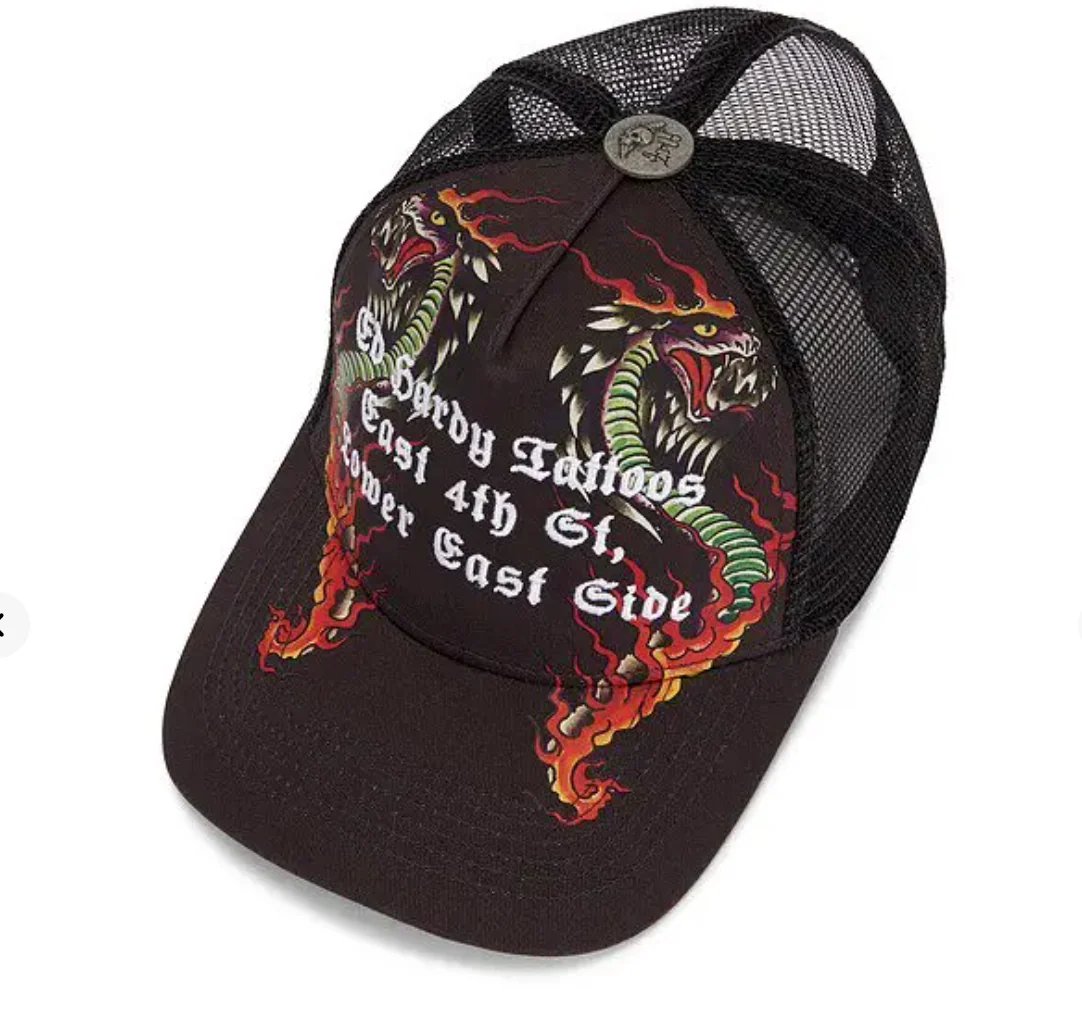 Ed Hardy COBRA FRAME TRUCKER HAT - Image 3
