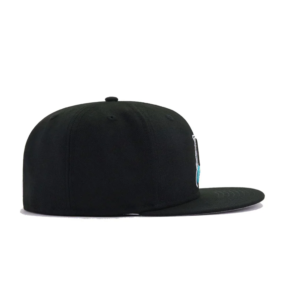 Florida Marlins All Black No patch Grey UV - Image 3