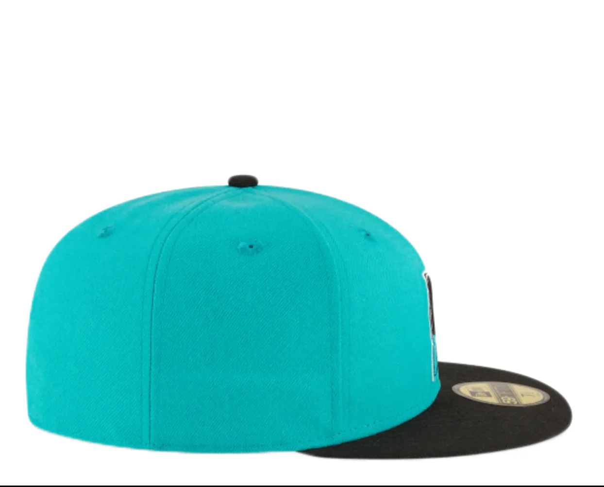 Florida Marlins Teal and Black 1997 World Series Fitted Hat - Image 4