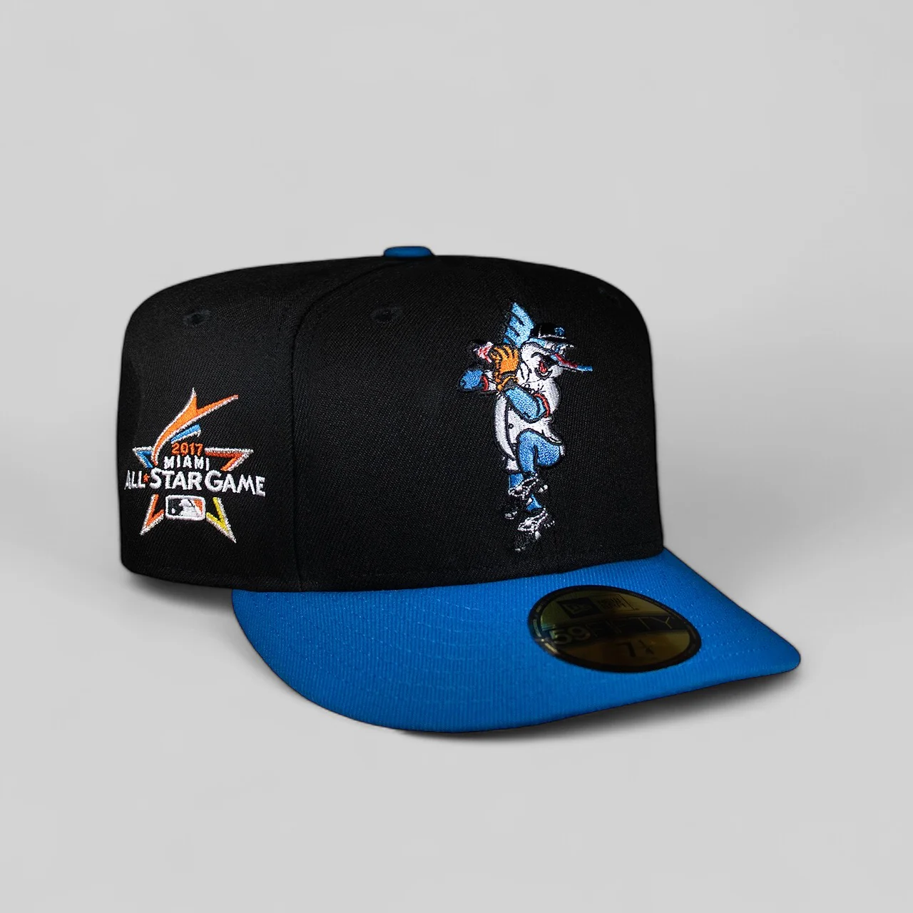 Florida Marlins Mascot Black and Blue 2017