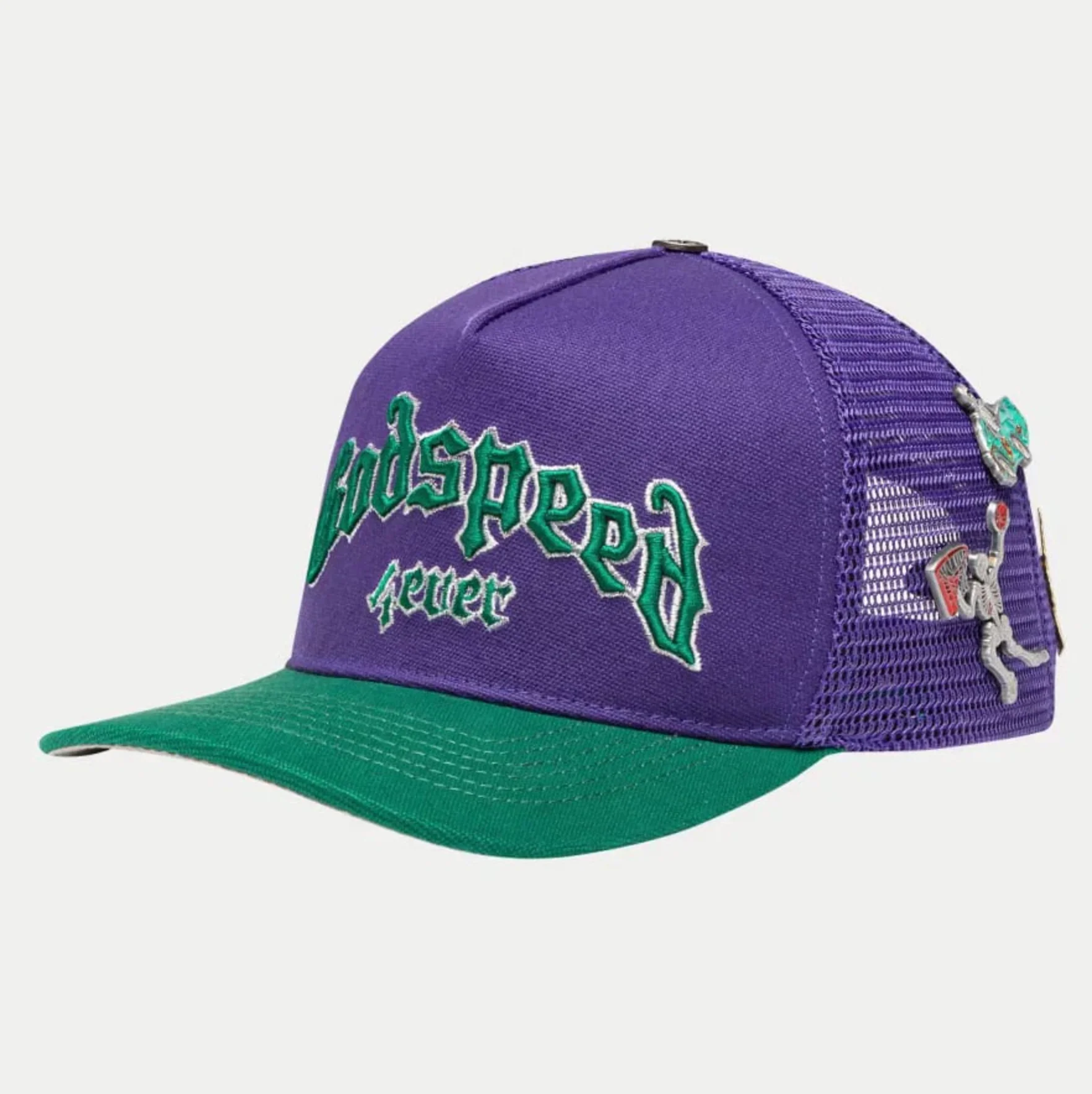 GODSPEED Forever 2 tone Purple-Green Trucker Hat - Image 4
