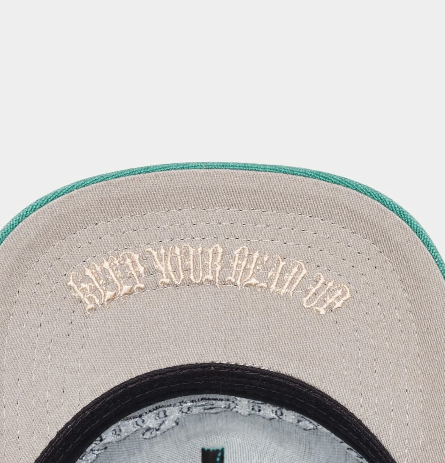 GODSPEED Forever Teal Washed Trucker Snap Back - Image 4