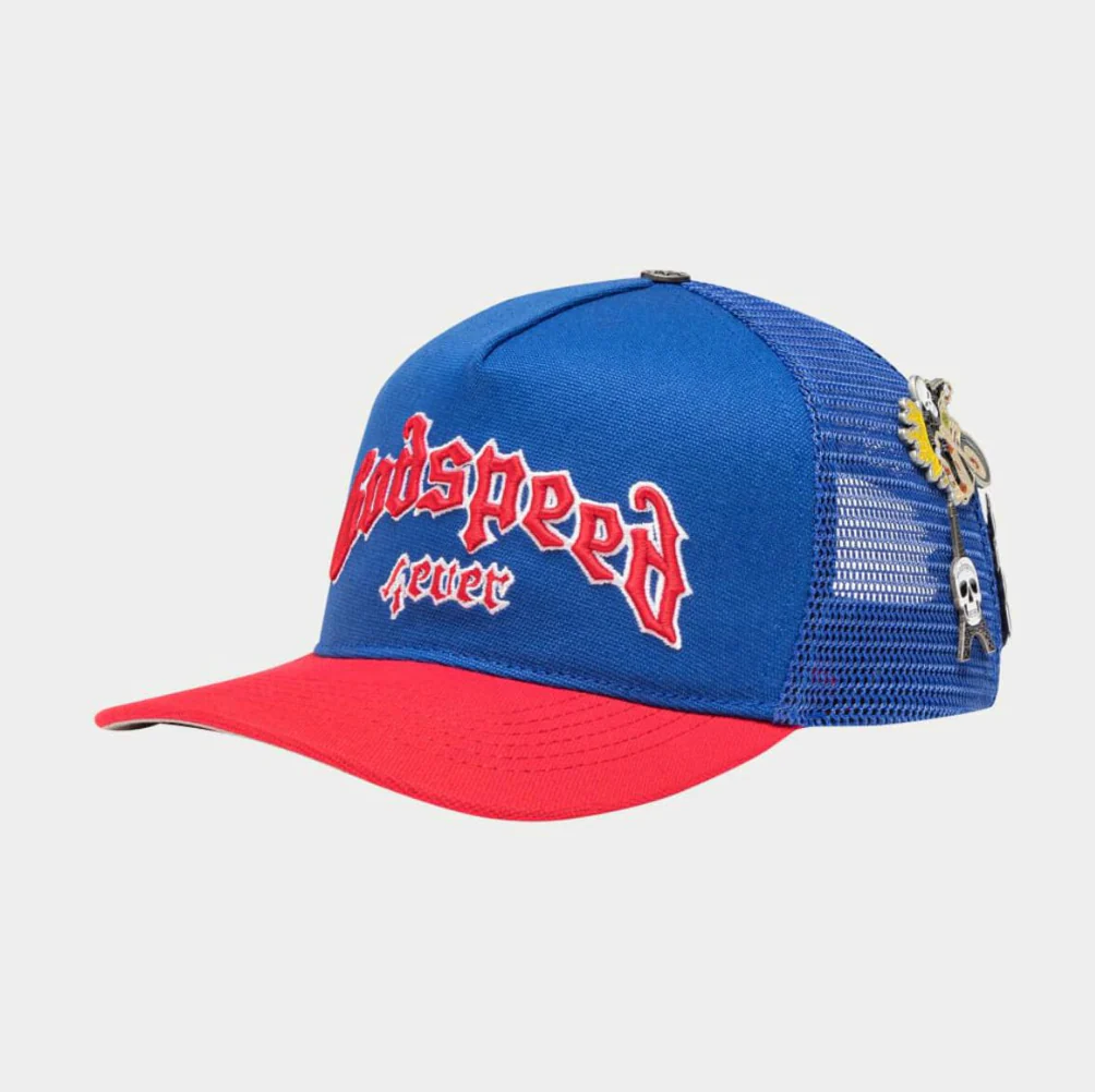 GODSPEED Forever (BLUE/RED) Trucker Hat - Image 2