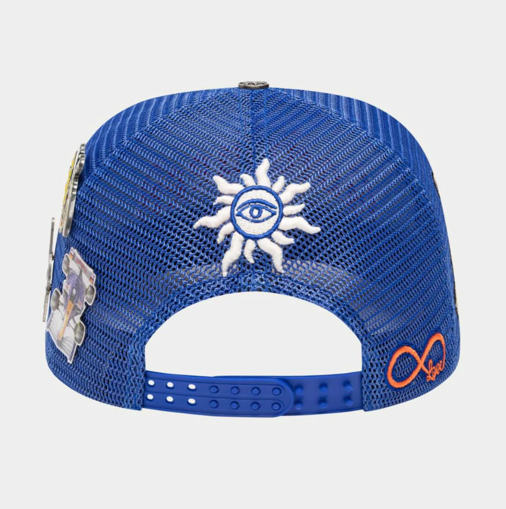 GODSPEED Forever (BLUE/RED) Trucker Hat - Image 3