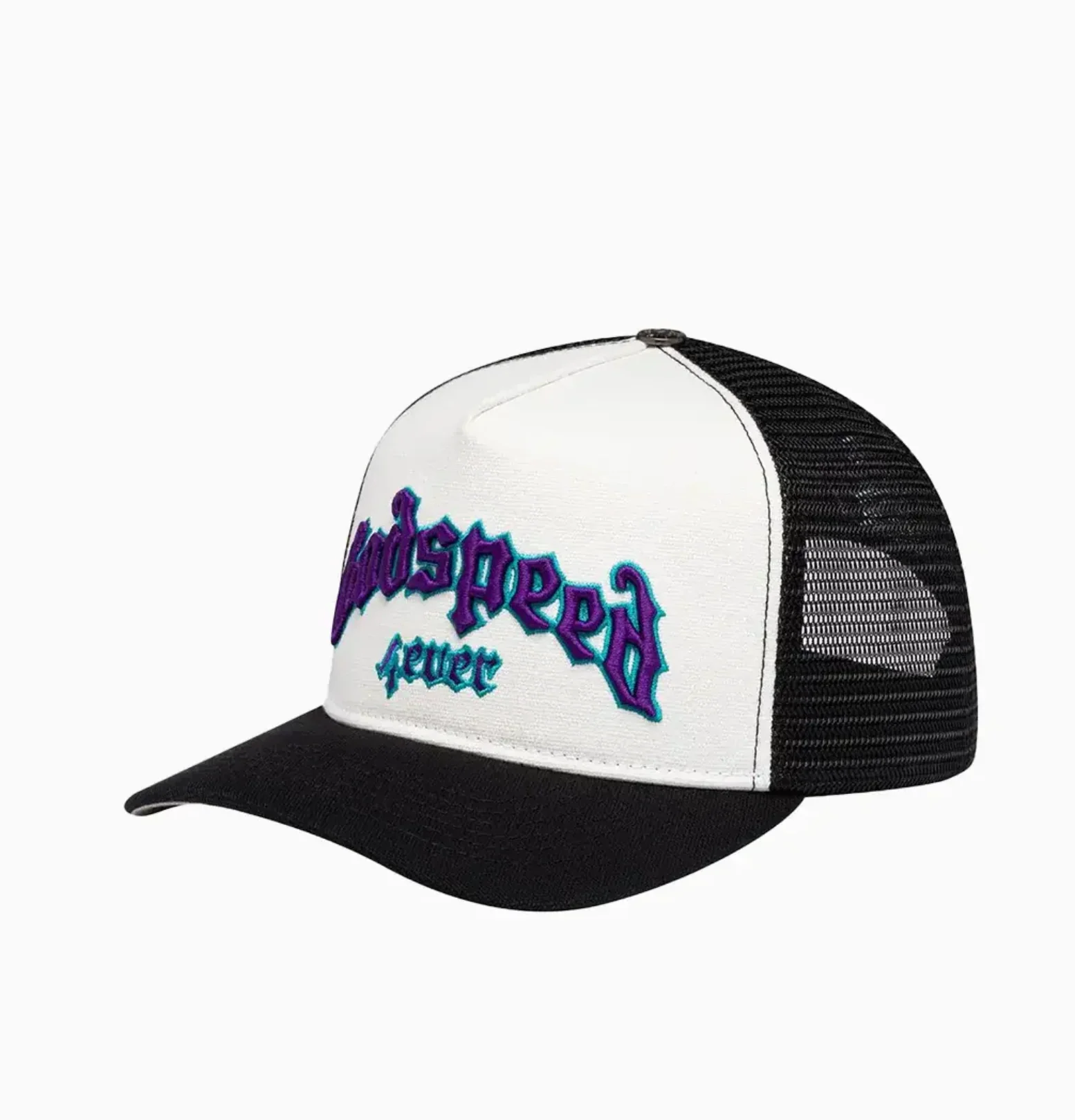 GODSPEED Forever Grape White and Black TRUCKER HAT - Image 2