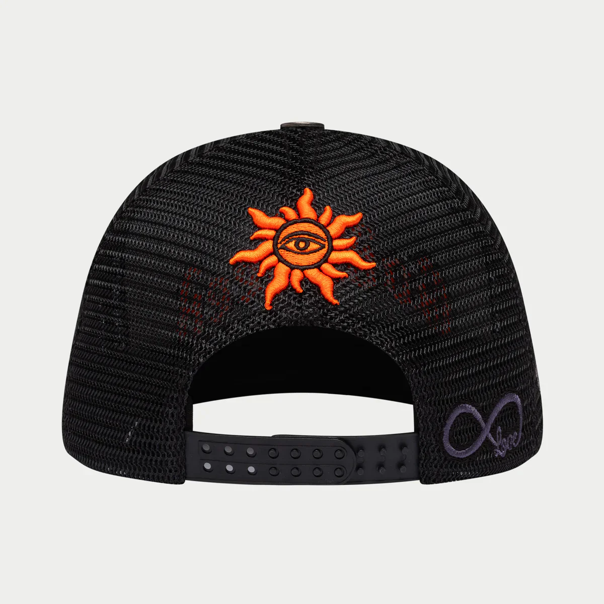 GODSPEED Forever Green and Black Trucker Orange logo Snap Back - Image 2