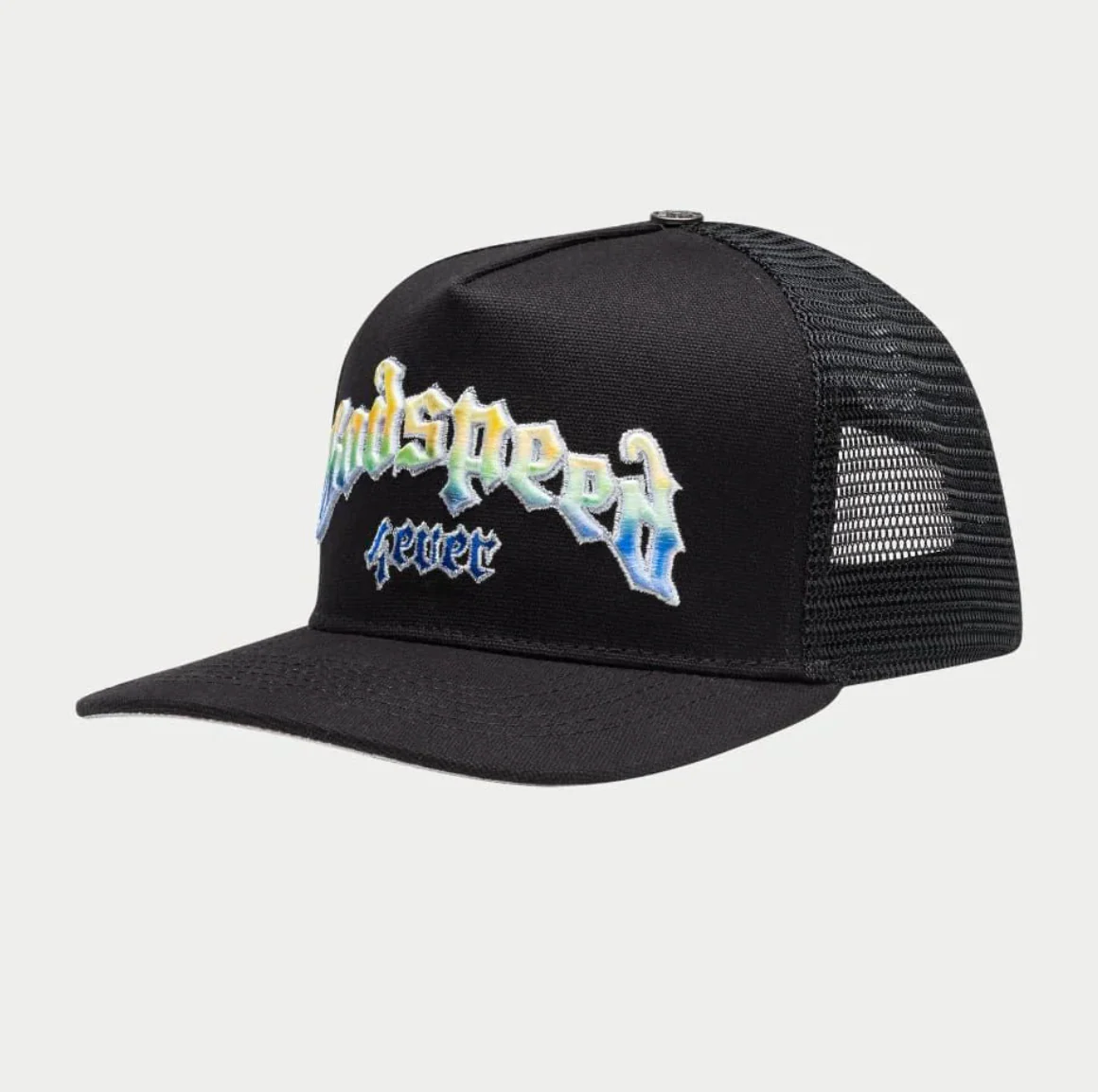 GODSPEED Forever Gradient Lime and Teal Logo Trucker Snap Back - Image 3