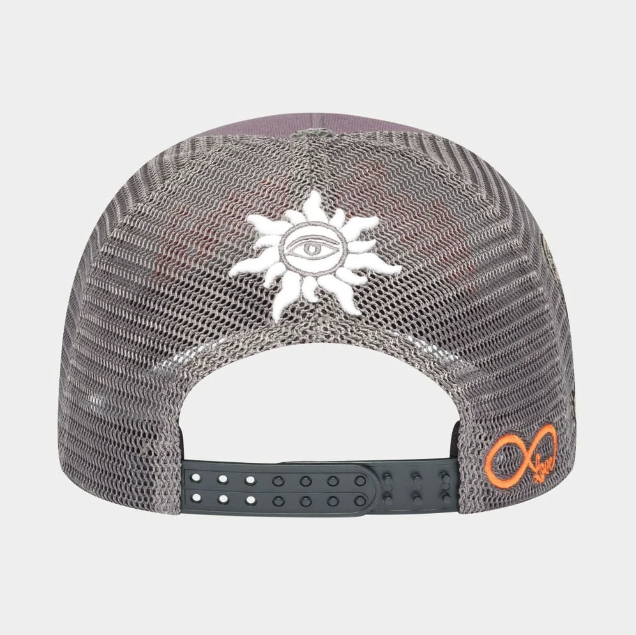 GodSpeed Forever Trucker Hat (Grey/Red) - Image 4