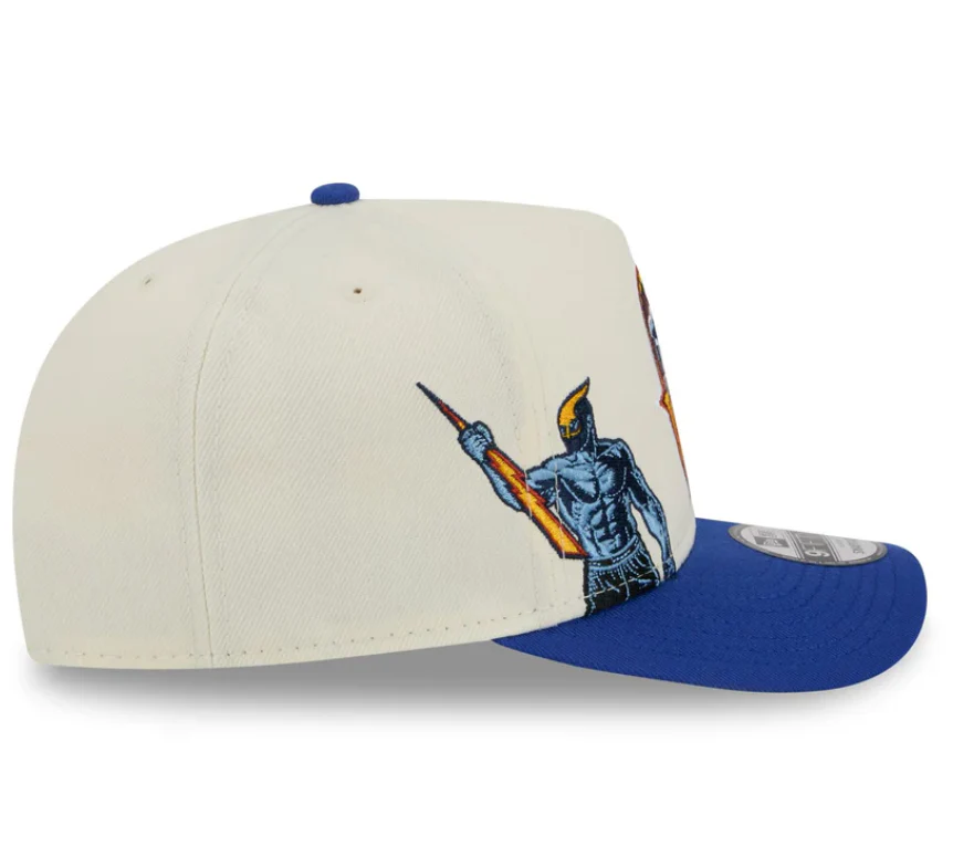 Golden State Warriors HWC Chrome White 9FIFTY A-Frame Snapback - Image 4