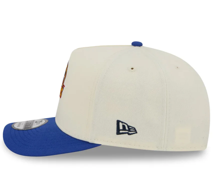 Golden State Warriors HWC Chrome White 9FIFTY A-Frame Snapback - Image 5
